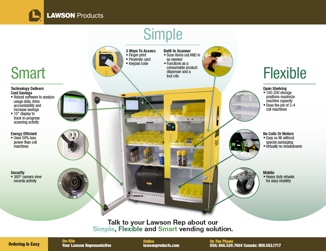 Lawson Products Industrial Vending Flyer