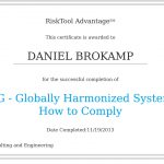AIG: RiskTool Advantage Global Harmonization System Training